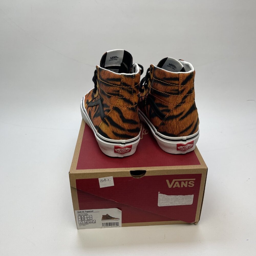 Vans Sk8-Hi Tapered Women’s Sz 8 US Tiger Animal Print AOP Casual Skate Shoes - Picture 5 of 12